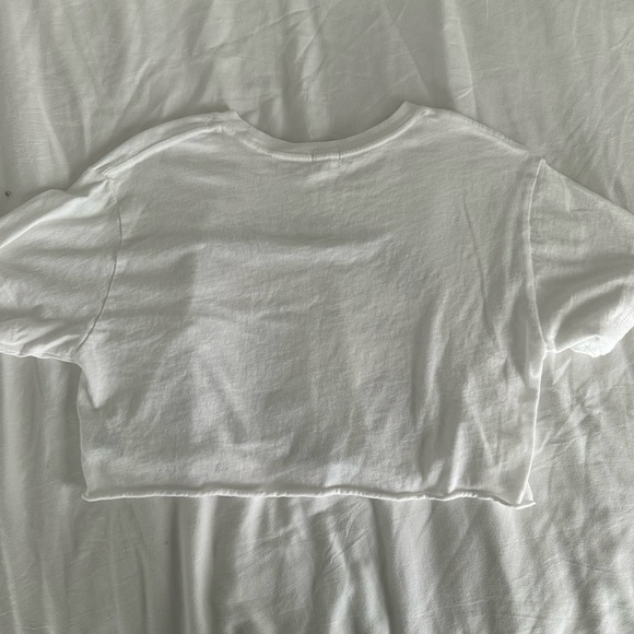 Motorcycle cropped tee shirt - Picture 2 of 2